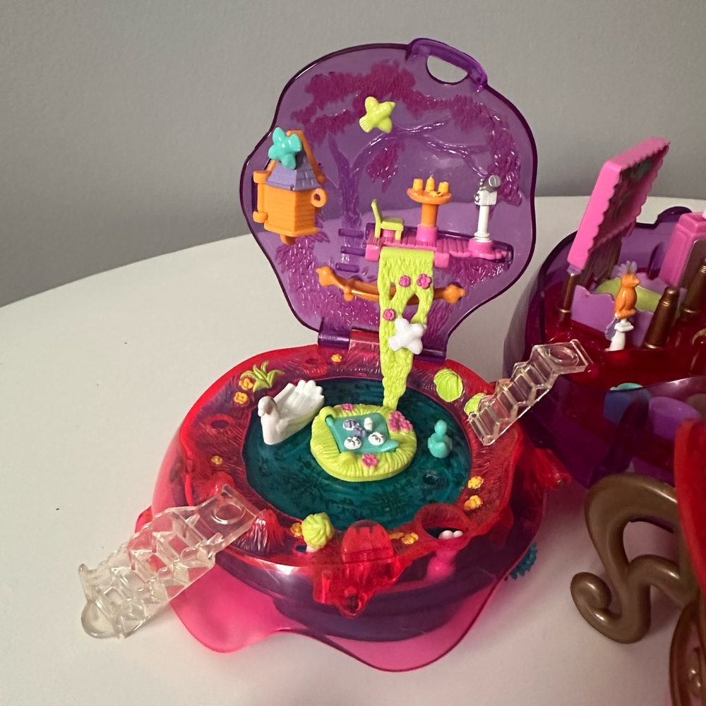 Polly Pocket Jewel Magic Ball Sparkle Surprise Rare 1996 Vintage Blue Bird Toys - Picture 6 of 11